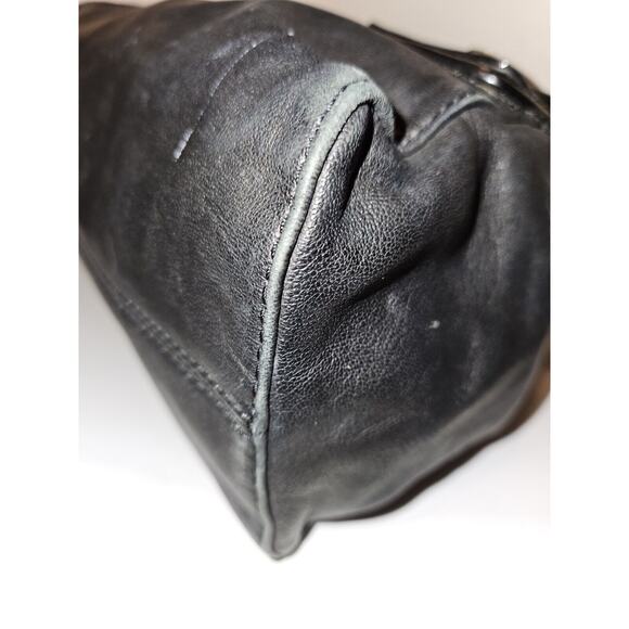 Kooba Black Leather Satchel Shoulder Bag Purse 13"x7"x5" - Picture 14 of 15